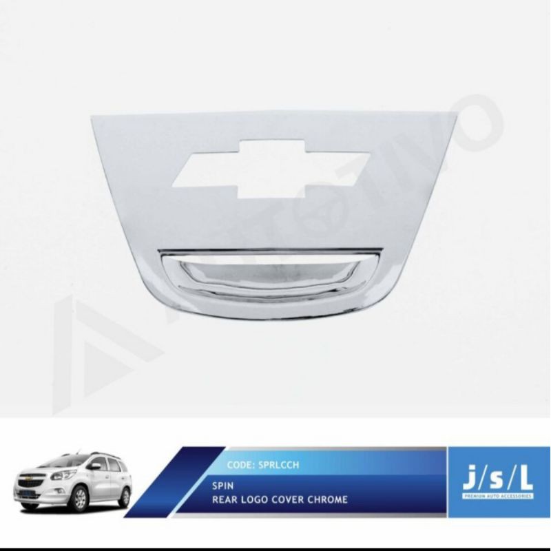 cover logo belakang Chevrolet spin chrome jsl