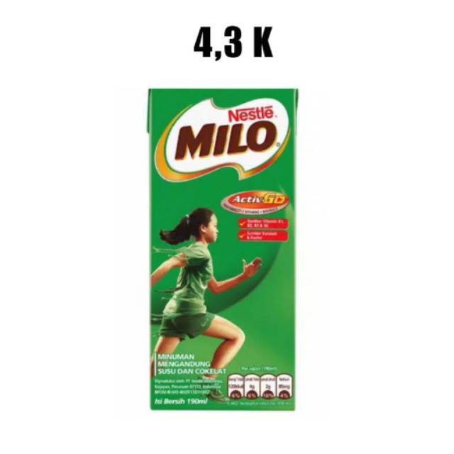 

Milo UHT 190 dan 115 ml