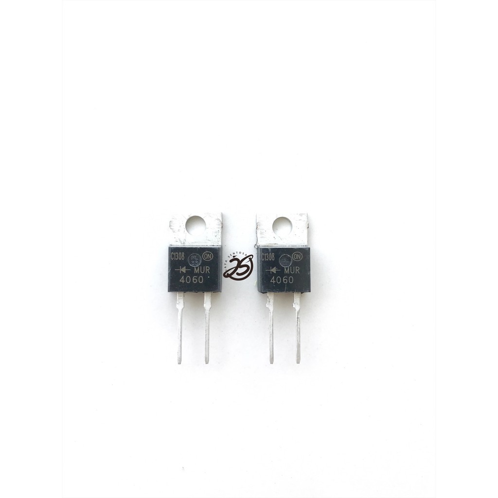 DIODA MUR4060 (1 BUAH) ULTRAFAST RECTIFIER ASLI ORIGINAL ON MUR 4060 2 KAKI
