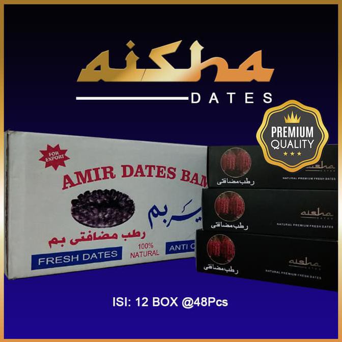 

Ready Stock Aisha Dates Kurma | Kurma Amir Import Iran / Kurma Sukari Fresh Dates