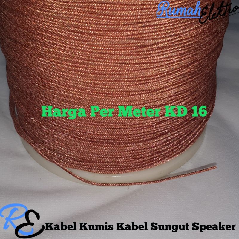 Kabel Kumis Kabel Sungut Speaker Tali Kabel Speaker ukuran 16