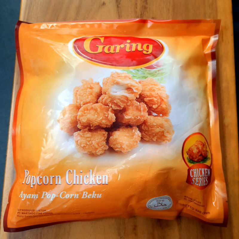 

Ayam Popcorn Garing (500 gr) Chicken Popcorn Merk Garing
