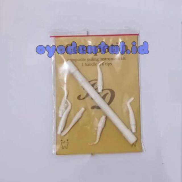 Dental instrument plastis plastik / instrumen composite plastic / plastis filling instrument