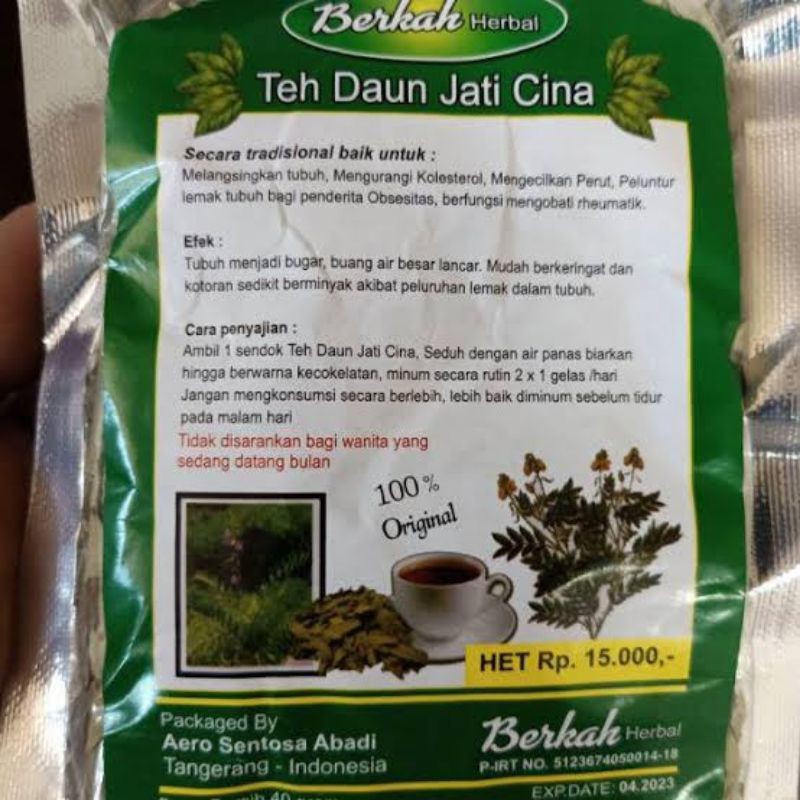 

( SACET ) TEH DAUN JATI CINA KERING - TEH PELANGSING DAUN JATI CHINA