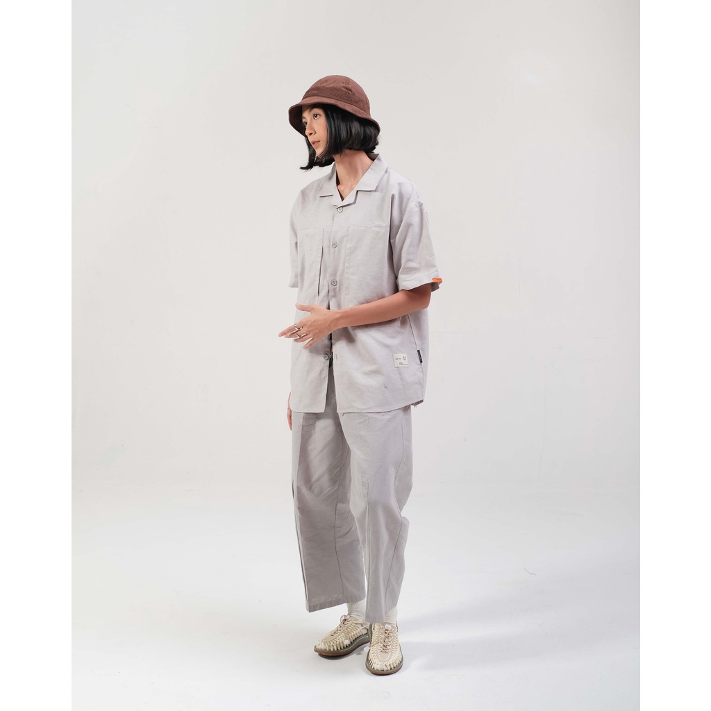 JAVAJONES OneSet Linen Shirt n Baggy Pants | Kemeja Celana Pria Wanita