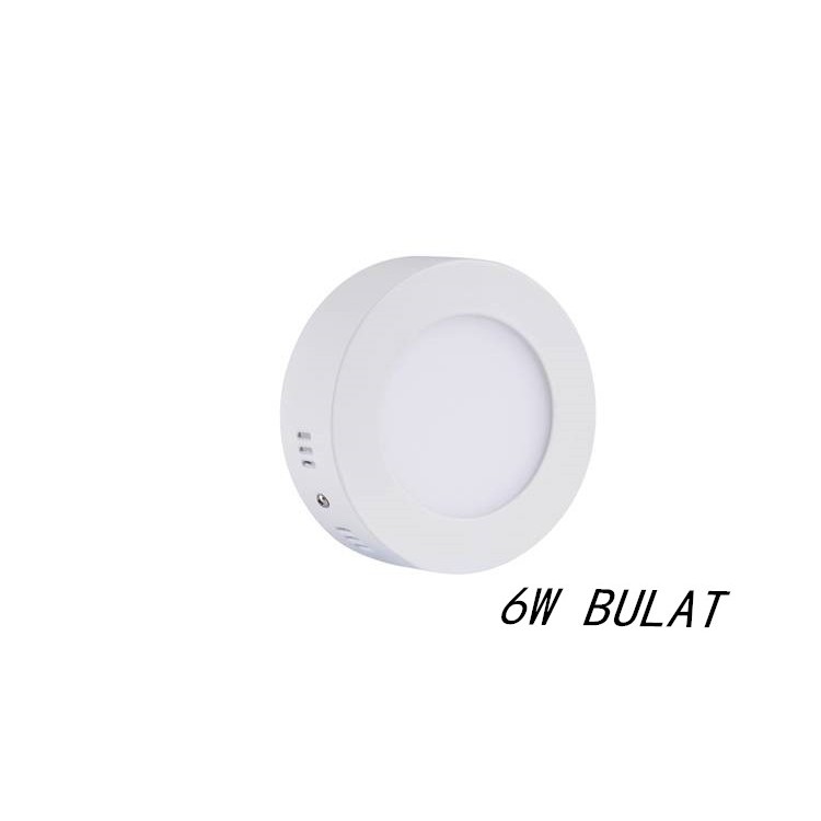 Lampu Panel Downlight LED 6W Outbow Bulat Putih 6watt-White