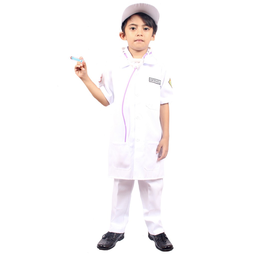 Baju Dokcil Dokter Kecil 3-12 tahun