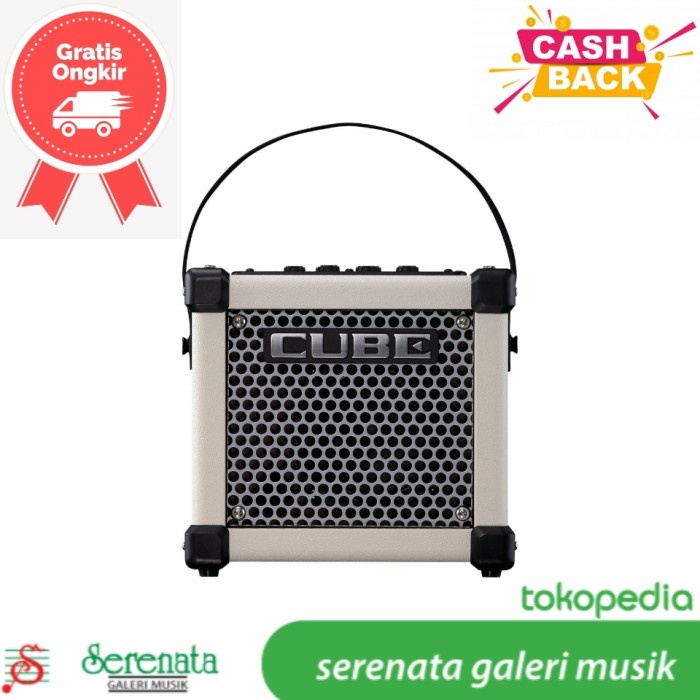 Produk Terbaru Roland Micro Cube Gx White Guitar Amplifier / Roland Micro Cube Gxw