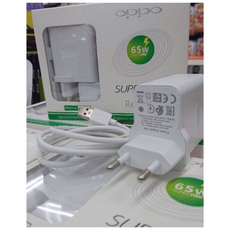 Charger Oppo Ori 100% Reno 7 Pro Fast Charging Colokan V8/Micro