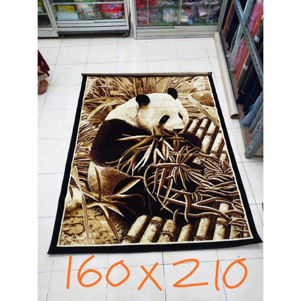 Karpet permadani motif panda