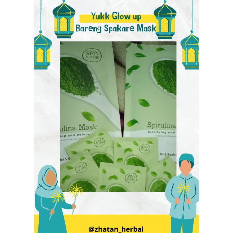 SPAKARE SPIRULINA MASK
