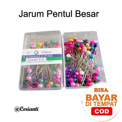 Jarum Pentul / Jarum Pentol Hijab Besar / Jarum Jilbab