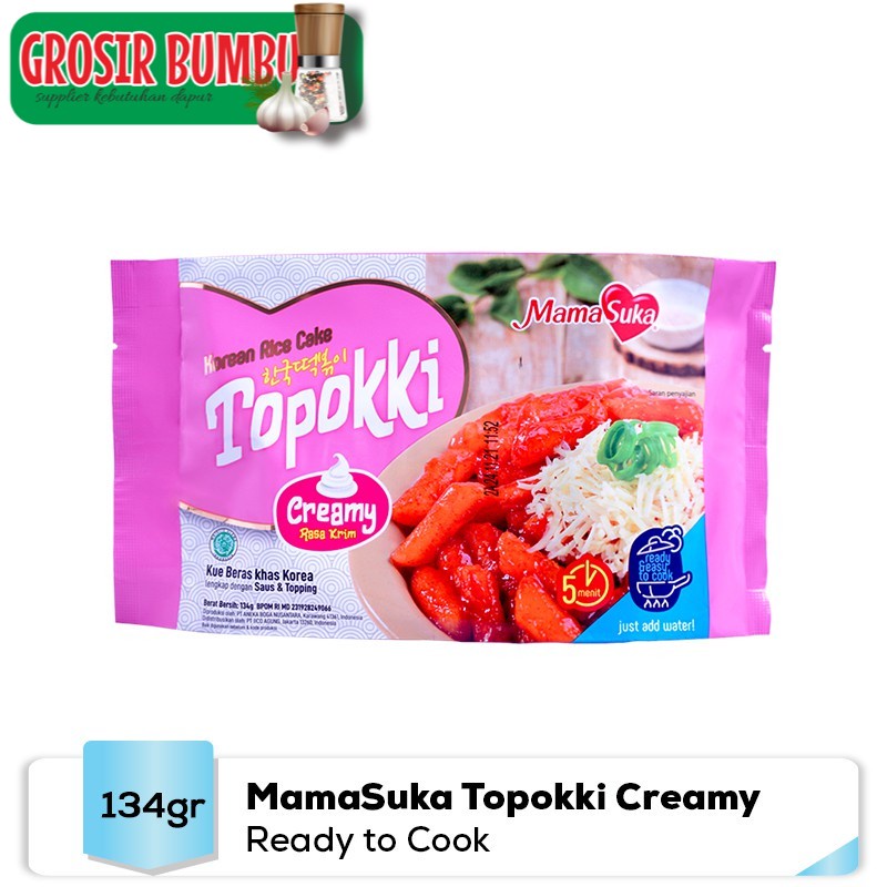 

MamaSuka Topokki Creamy 134 Gr (Ready To Cook) Mama Suka