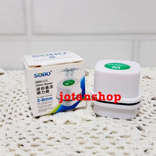 SOBO Mini Glass Cleaner Floating Magnetic brush Magnet Pembersih Kaca Akuarium