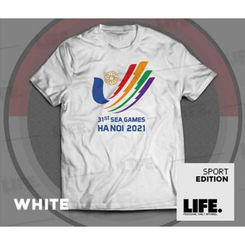 Baju Life SEA GAMES HA NOI 2021 / Kaos Atasan Pria Katun / T-shirt Life Sea Games