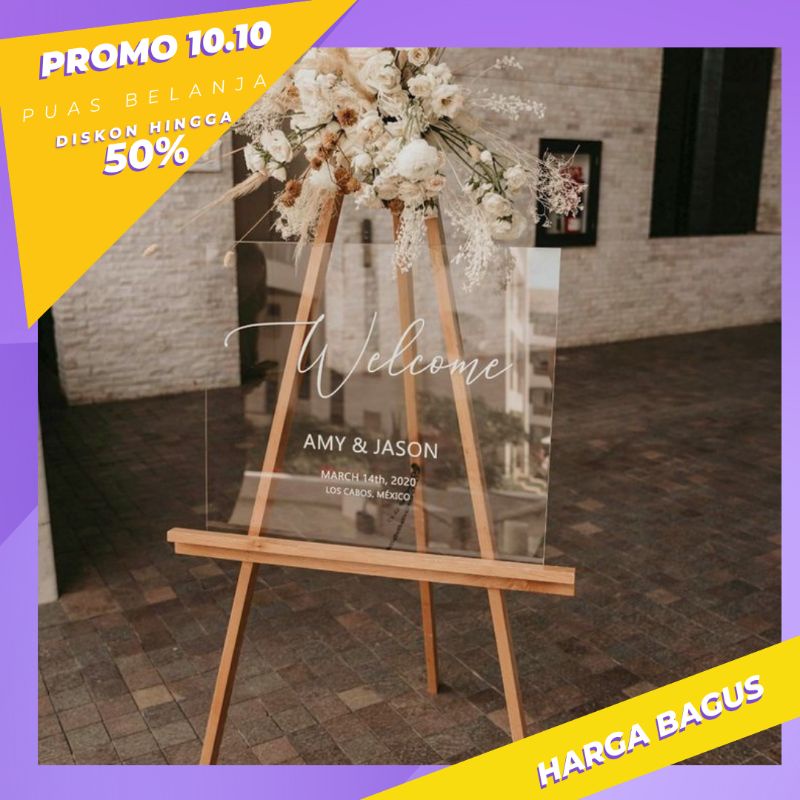 

STANDING KAYU JATI BLANDA 60cm EASEL LUKIS TRIPOD/