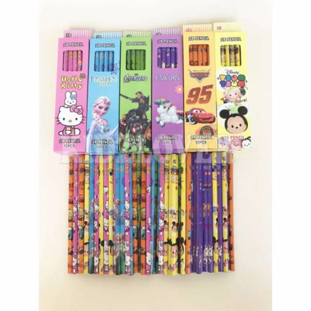 

Pensil Karakter Murah (12pcs) Pensil Lucu