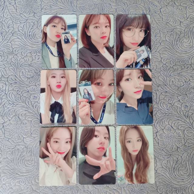 [Ready Stock] Official Photocard Set Twice ONCE 3rd Generation / 3rd Gen Fan Club