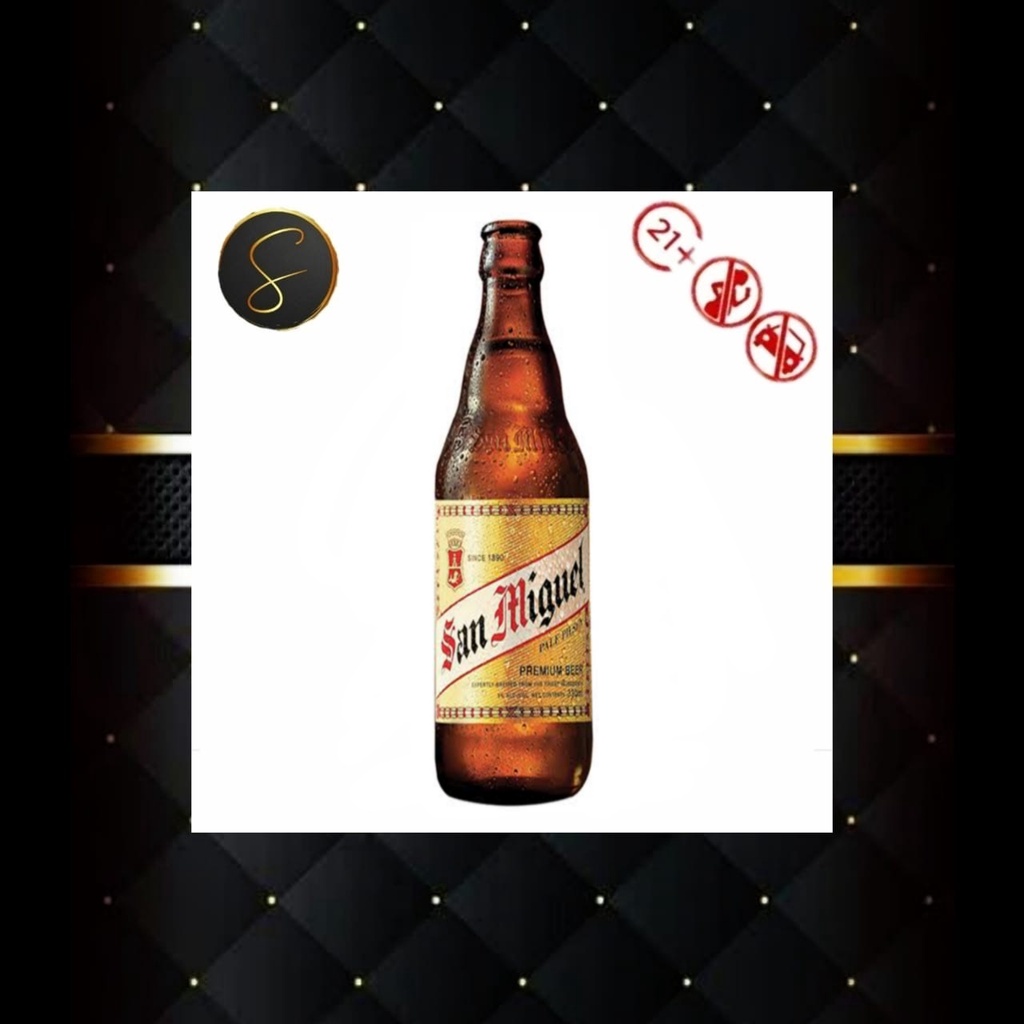 BIR SAN MIGUEL PILSENER PALE PILSEN 640ML BOTOL BESAR