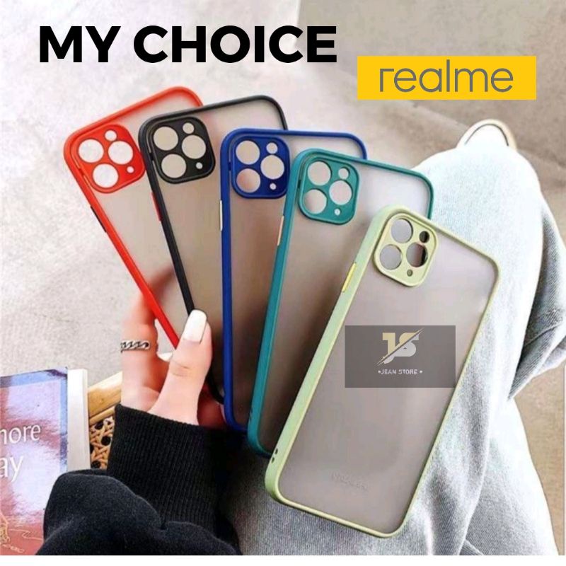 CASE HYBRID MATTE FUZE MY CHOICE DOVE CASING REALME 5 5i 6 6PRO 7 7I 8 8 PRO 8G C1 C2 C3 C11 C11 2021 C15  C17 C20 C21Y C25 C12 NARZO 50i NARZO 50 A 8I 9 PRO 9 PRO+ C35 NARZO 50A PRIME C30 9 9I C33 10 4G