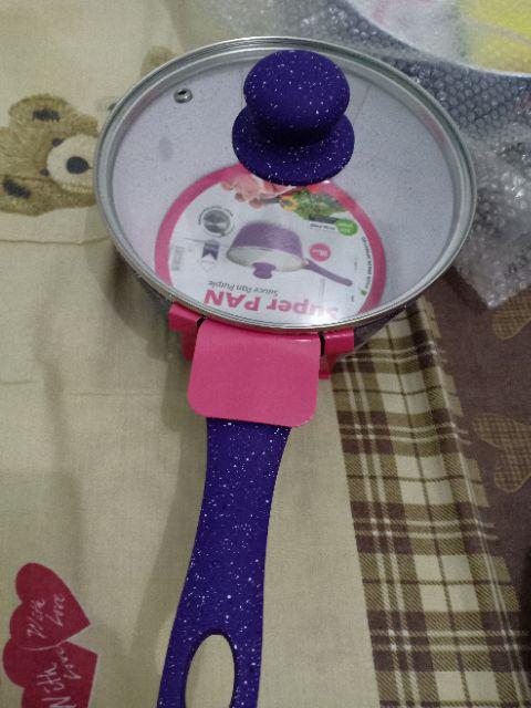 Super Pan Granite Bolde - Purple - Superpan - Asli - Panci  Set