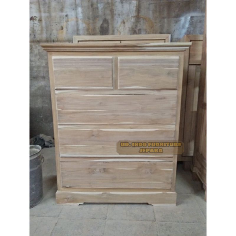 nakas murah lemari kecil laci minimalis bahan furnitur kayu jati jepara