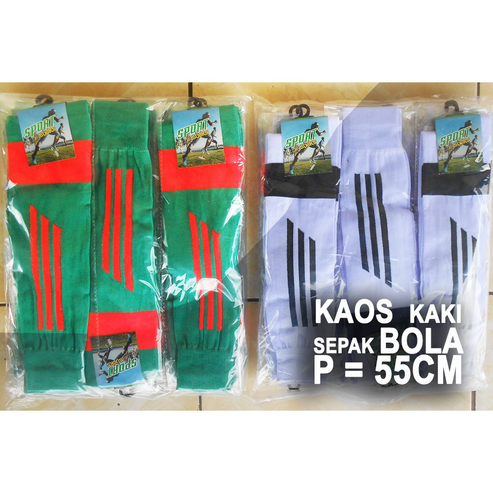 GROSIR PER LUSIN - KAOS KAKI SEPAK BOLA, FUTSAL, OLAHRAGA PANJANG