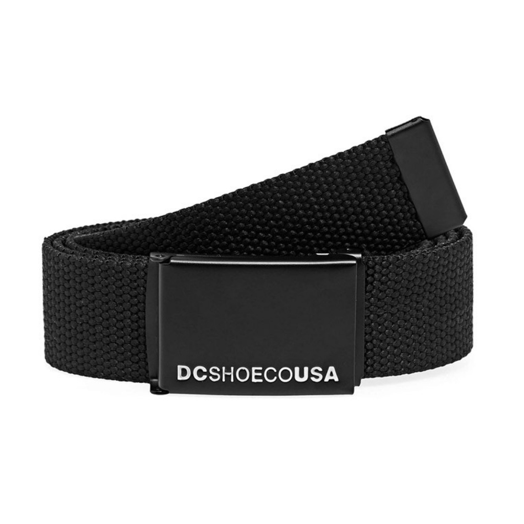 DC Shoes Web Belt 2 Black Gesper Sabuk Ikat Pinggang ORIGINAL 100%