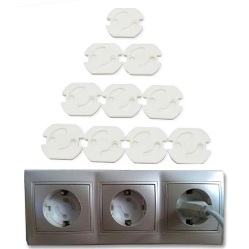 Pengaman Stopkontak Otomatis Pengaman Bayi Pengaman Listrik Electric Socket Protection