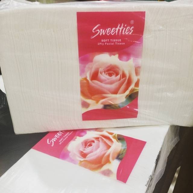 Tisu Murah Sweetties Soft Tissue 2ply Facial Tissue Tisu Murah Tisu Wajah