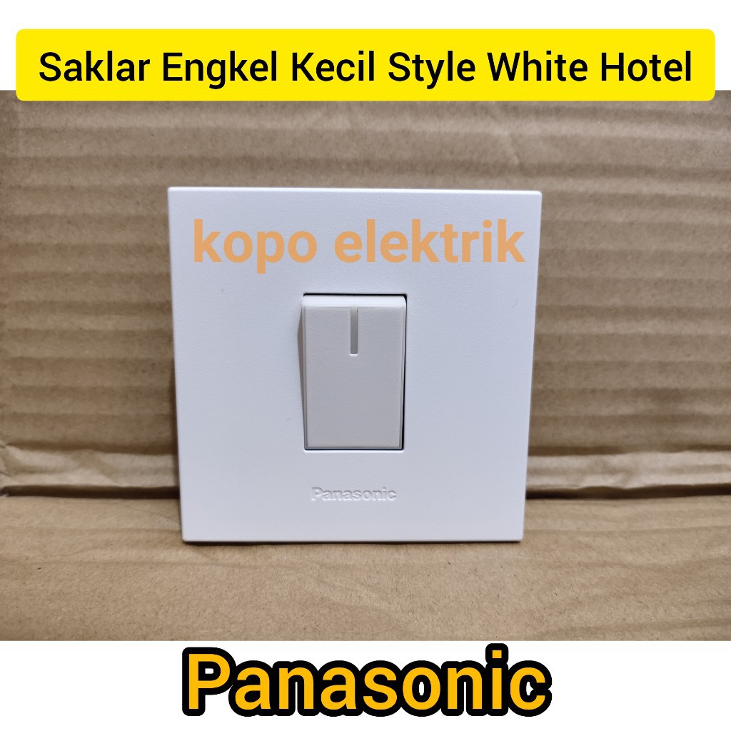 Panasonic Saklar Engkel Kecil Hotel Style White Tanam Inbow