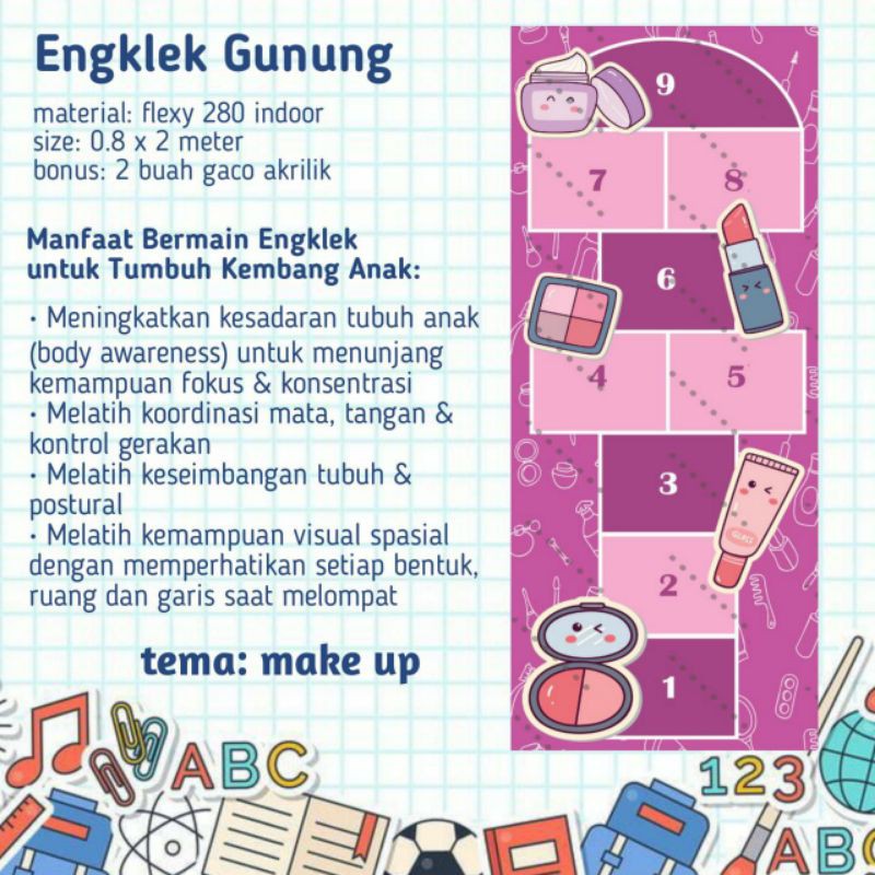 PLAYMAT ENGKLEK GUNUNG