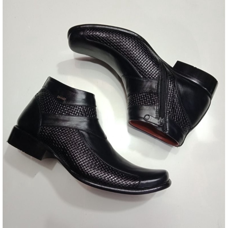 Pantofel Boot Pria / Sepatu Formal Pria / Sepatu Kantor Kulit Asli / Pantofel Kerja Pria / Sepatu Kerja Pria