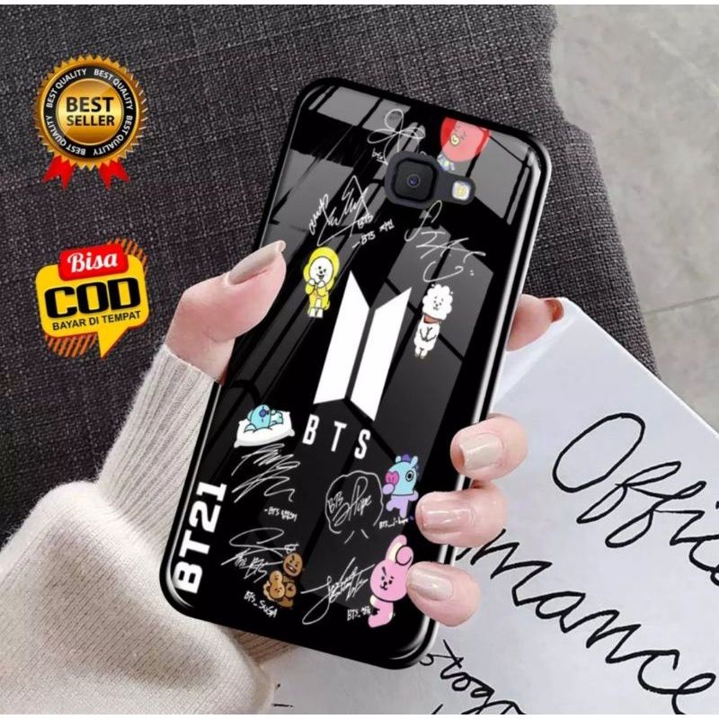 ubluk store case custom Samsung galaxy J7 prime motif BTS cartoon keren lucu