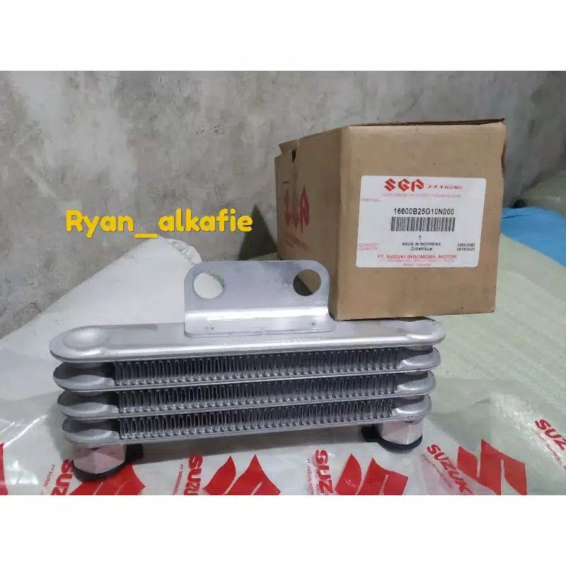 radiator assy satria fu karbu original sgp