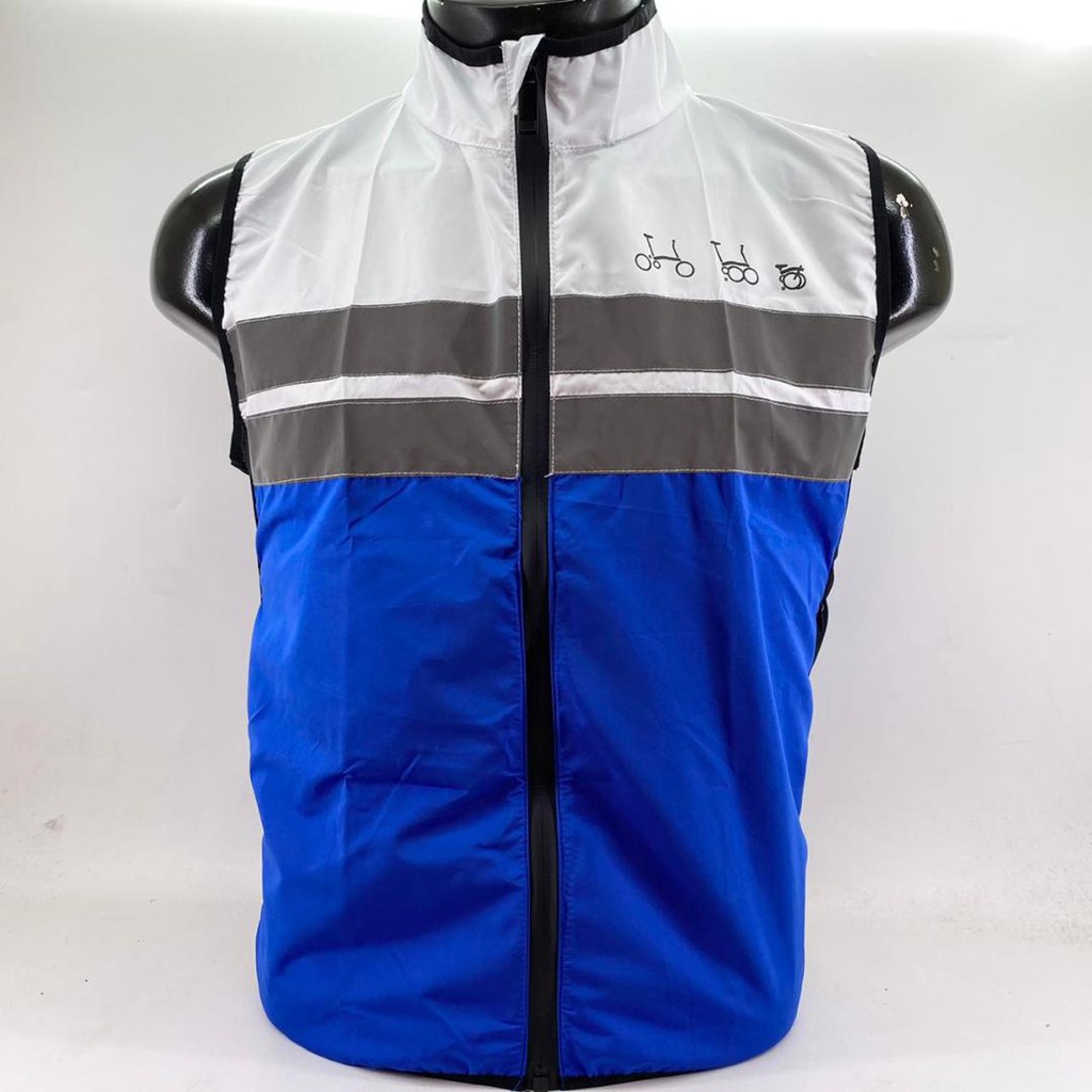 Rompi Jaket Sepeda Lipat Gowes UNISEX Vest Windbreaker Gilet Jacket