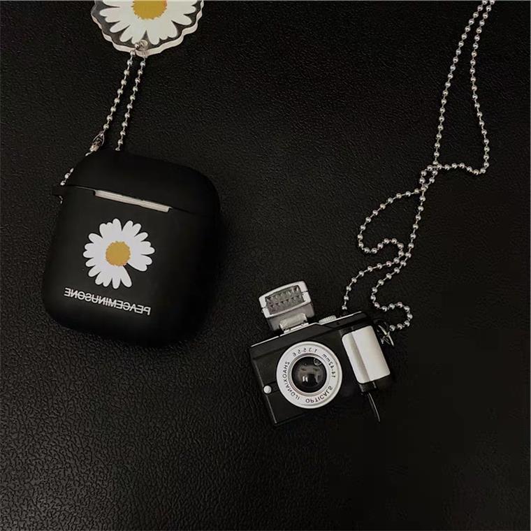 Kalung Liontin Kamera Luminous Dengan Lampu Led Untuk Pria / Wanita