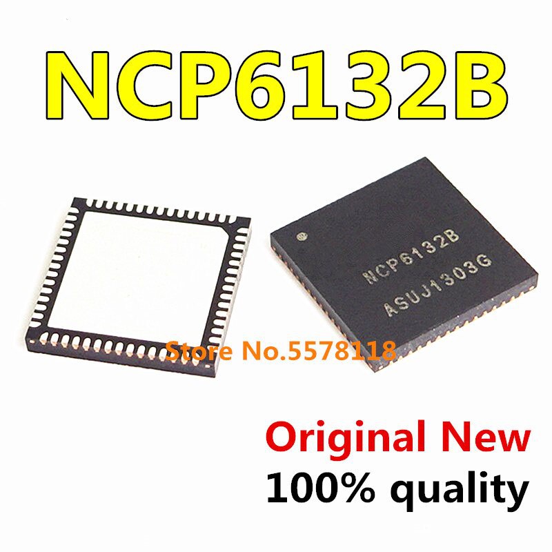 5pcs100% Baru NCP6132BMNR2G NCP6132B QFN-60 Chipset