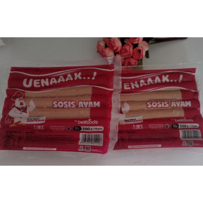 

Belfoods Uenaaak sosis ayam 500gr