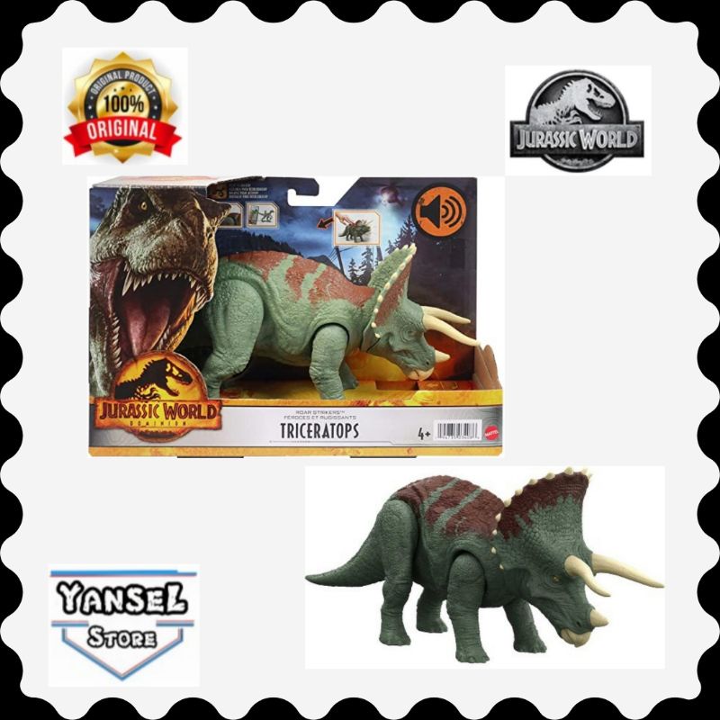 Jurassic World Dominion Roar Strikers Triceratops