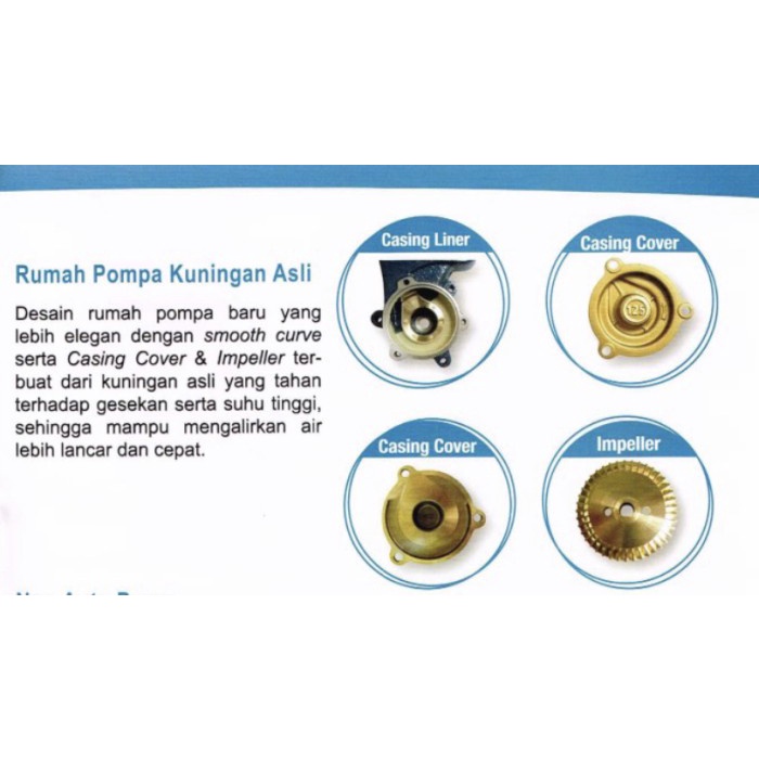 Panasonic Mesin Pompa Air Listrik Sumur Dangkal GA 130 JAK / GA 130JAK