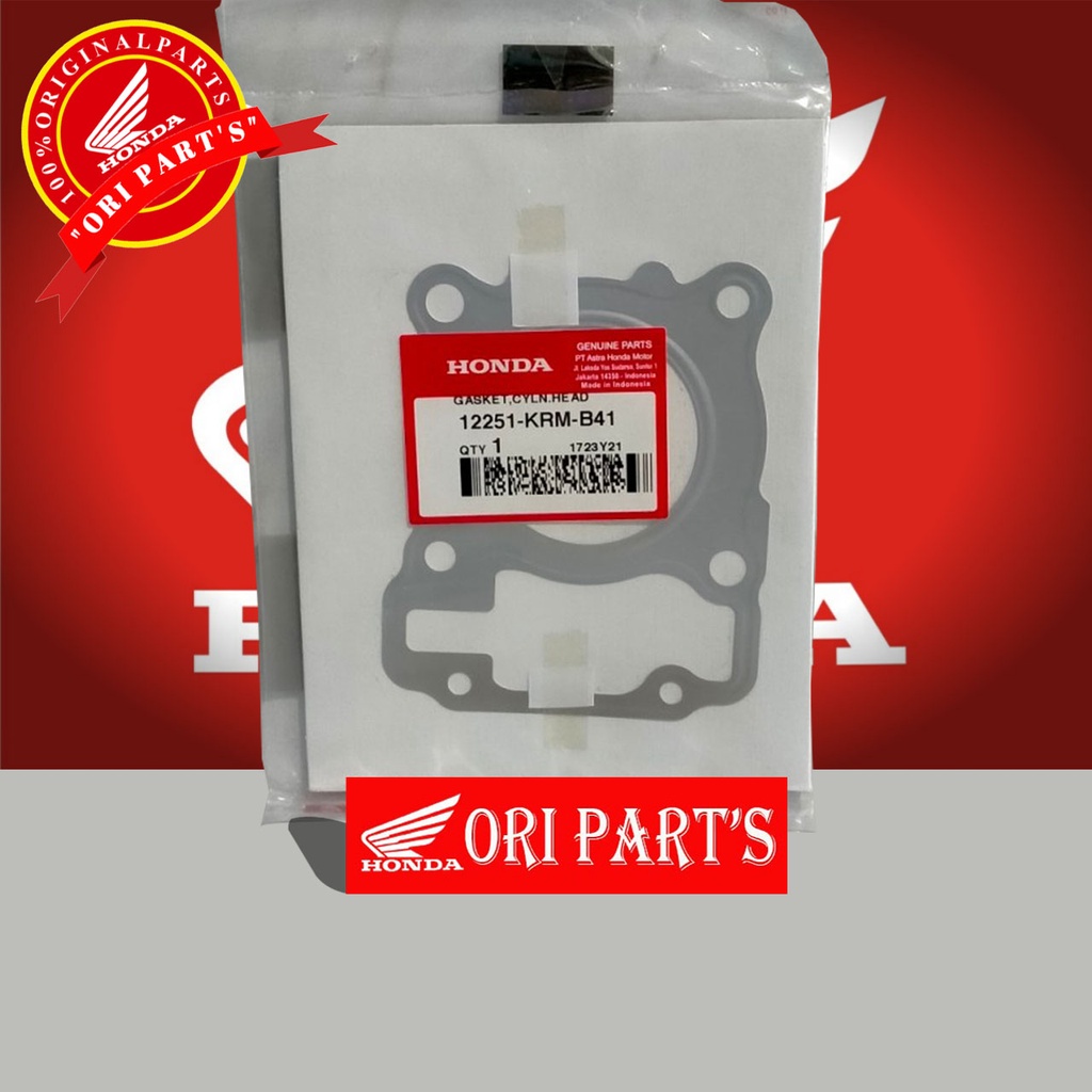 paking gasket blok hed head silinder megapro fi verza//12251krmb41