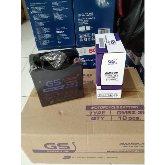 Aki Motor Honda Astrea Grand Legenda Supra X GS GM5Z-3B KERING MF