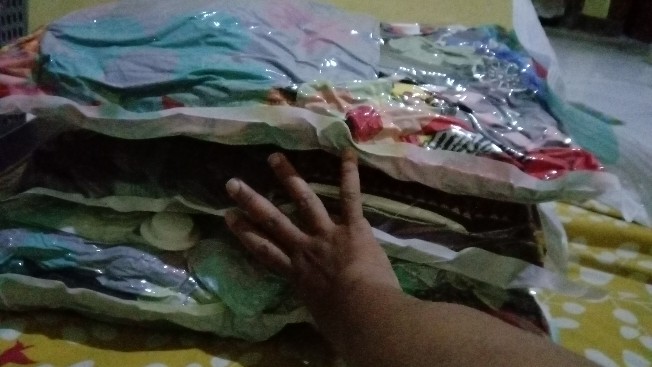 Whism Kantong Vacuum Pakaian Plastic Storage 10 Pcs - Sn09109