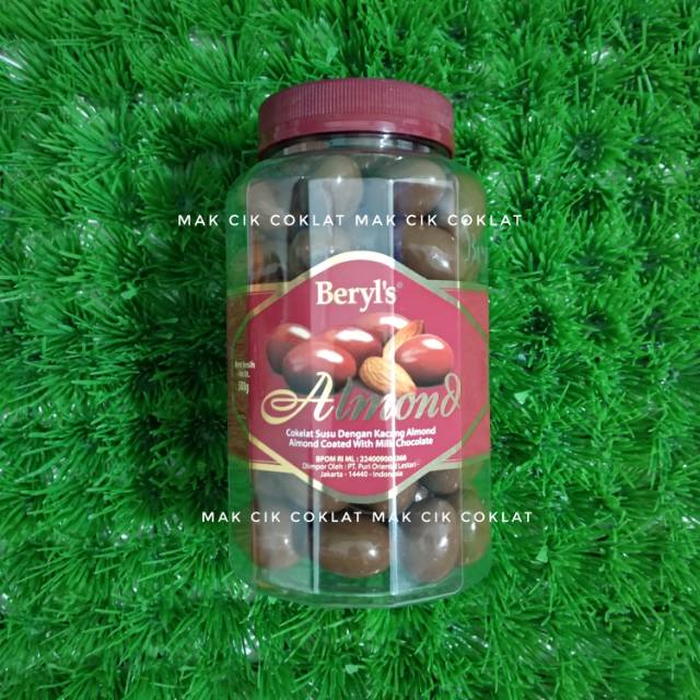 

Beryl's almond milk chocolate 500g jar beryls coklat