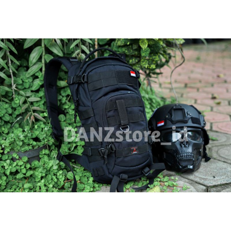 Tas ransel hydropack tas sepeda army waterproof bagpack tactical TNI POLRI, CM 5.0 Black Altissimo