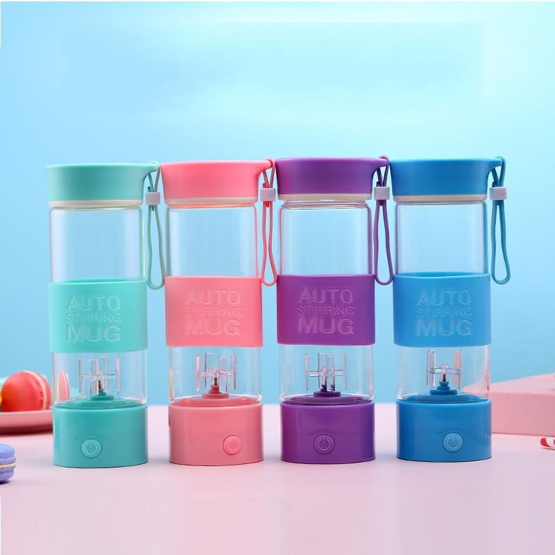 Auto Self Stirring Mug Bottle Glass - botol kaca Stir