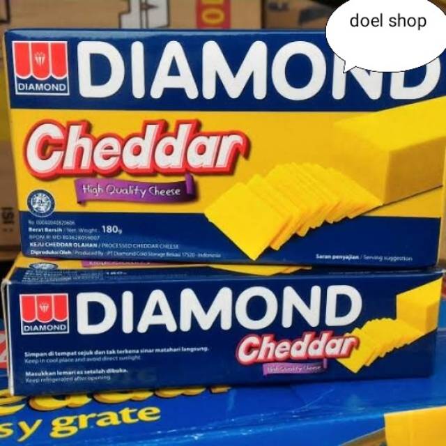 

Keju diamond 180g 1kr isi 24pcs kualitas terjamin