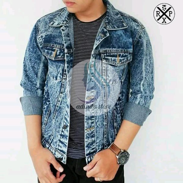 jaket jeans levis SANDWASH PRIA Jaket KEREN