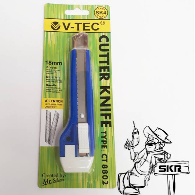 

Pisau cutter besar v tec ct8802
